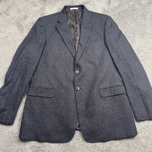 ARMANI Collezioni G Line Blazer Men Size 42L Made In Italy 2 Button